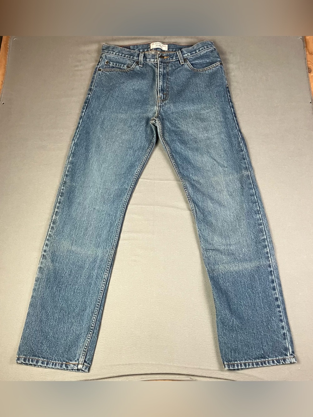 Levis Strauss Signature Men’s Jeans Size 34x34 Regular Fit Straight Leg Blue Y2K